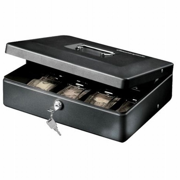 SentrySafe Other - NEW SentrySafe Black Medium Deluxe Cash Box DCB-12